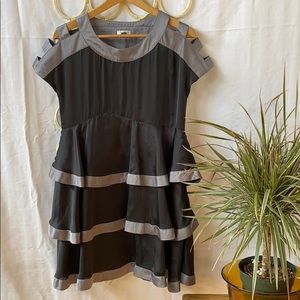 Vintage Black/grey babydoll dress size 3